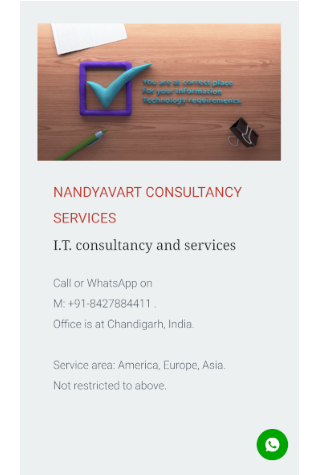 Android application Nandyavart Consultancy Service screenshort
