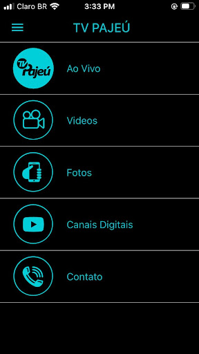Android application TV Pajeú screenshort