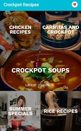 Crockpot & Slow Cooker Recipes - Screenshot Image