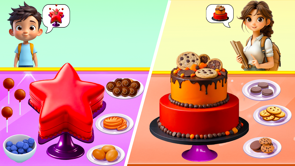 #4. Cake Maker Kitchen Set Baking (Android) De: Girls Mobile Games - Baby Fun