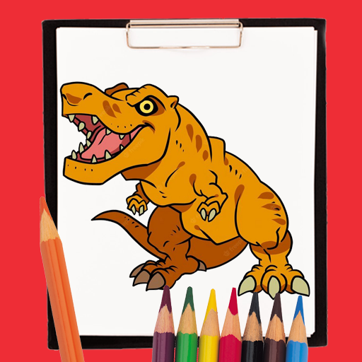 Carnivore Dino Coloring Book logo