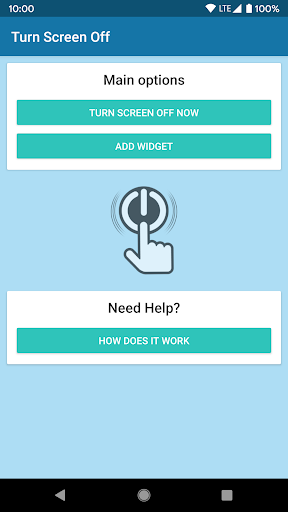 Turn Screen Off One Touch Lock Screenshot 2 - AppWisp.com