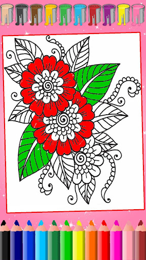 Flower Coloring apkpoly screenshots 3