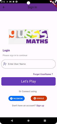 Guess Maths Screen 2