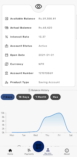 Nava Dhawalagiri Smart Banking Screen 3