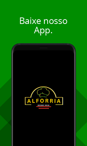Android application Alforria Pizzaria screenshort