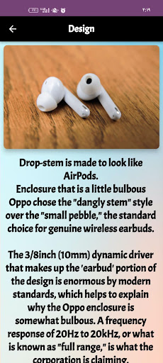 Android application OPPO Enco Free2 Guide screenshort