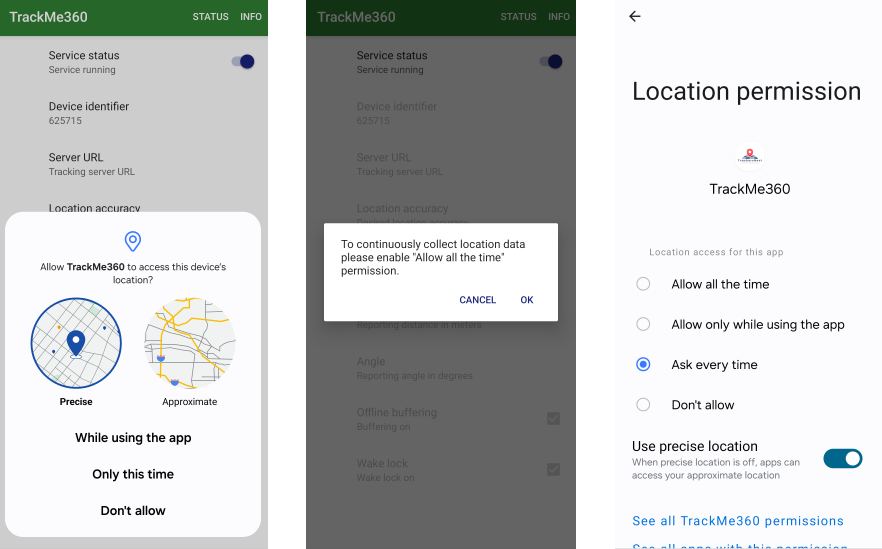#5. TrackMe360 (Android) بواسطة: TIShost.gr