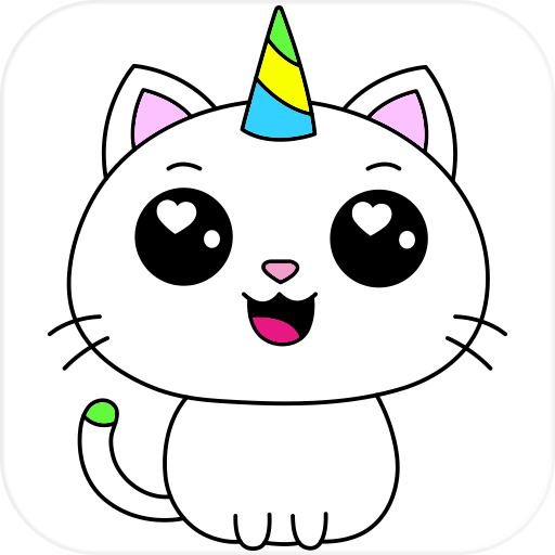Unicorn Cat Coloring Book Download on Windows