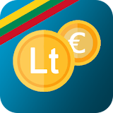 Euro skaičiuoklė (LTL-EUR) icon