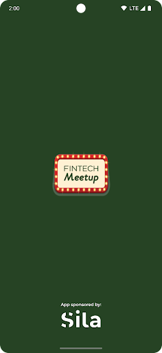 Android application Fintech Meetup screenshort