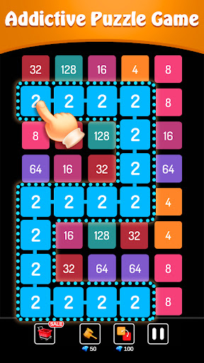 Android application 2248 Cube: Merge Puzzle Game screenshort