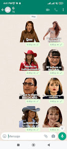 Screenshot 8 Stickers de Novelas Mexicanas android