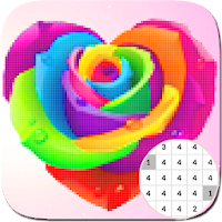 Flowers Coloring Book By Pixel