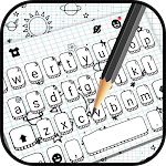 Cover Image of Unduh Tema Keyboard Sms Doodle  APK