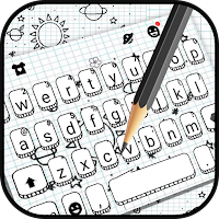 Тема для клавиатуры Doodle Sms