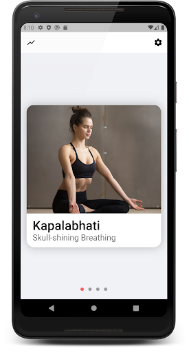 Android application Pranayama Kapalabhati Yoga Bre screenshort