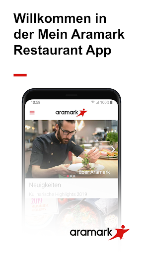 Android application Mein Aramark Restaurant screenshort