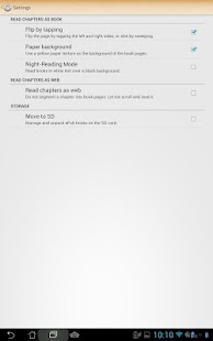 ePub Reader for Android Screenshot