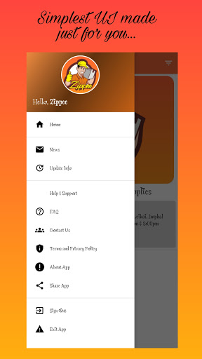 Zippee Shopping Screen 3
