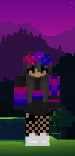 E girl Skin for Minecraft