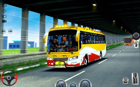 ônibus dirigindo simulador