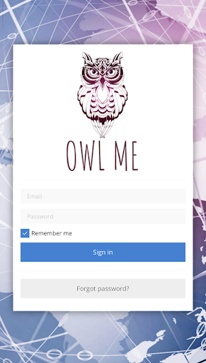 Android application OWL ME screenshort