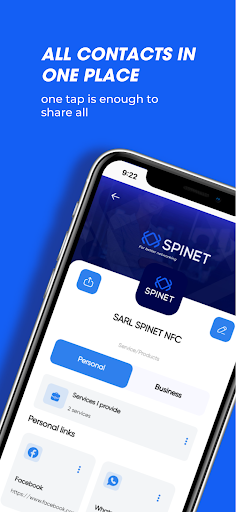 Android application SPINET screenshort