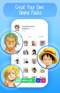 Anime Stickers for WhatsApp-Anime Memes WAStickers android2mod screenshots 3