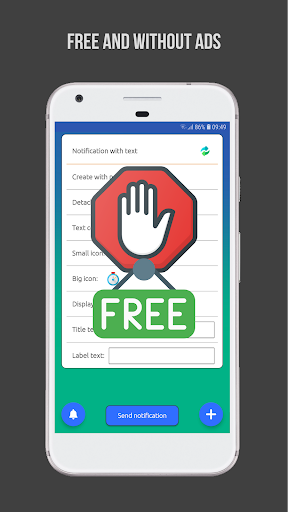 Android application Notification maker screenshort