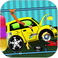 Автомойка и ремонт салона: дети автомеханик игры
