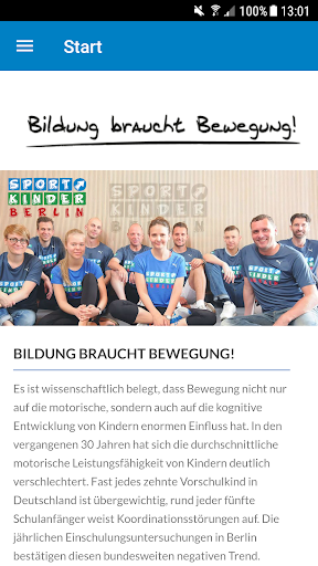 Sportkinder Berlin e.V. Screen 2