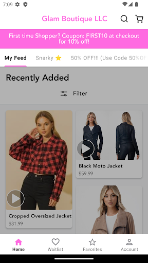 Android application Glam Boutique LLC screenshort