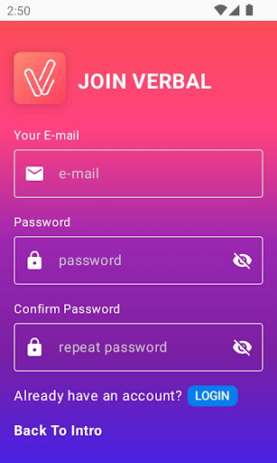 App screenshot