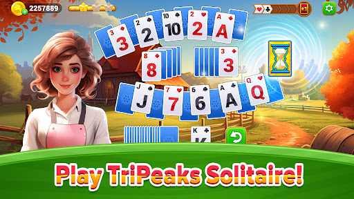Android application TriPeaks Solitaire Card screenshort