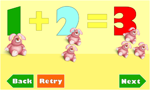 Android application Maths Numbers for Kids screenshort