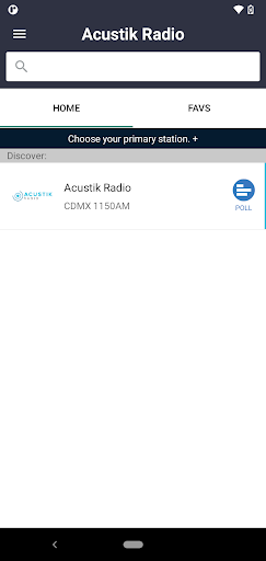 Android application Acustik Radio screenshort