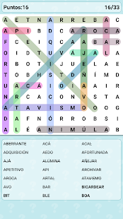 Word Search Games in Spanish Screenshot