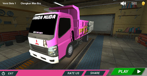 Android application Truck Dump Oleng Simulator screenshort