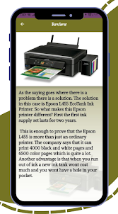 Epson EcoTank L455 Guide