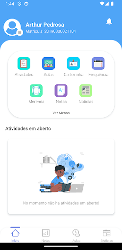 Android application MeuEduc+ screenshort