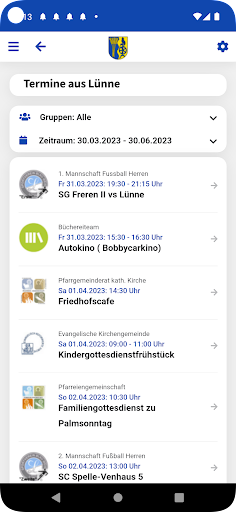 Lünne App Screen 3
