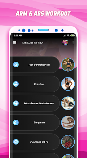 Aperçu de l'application