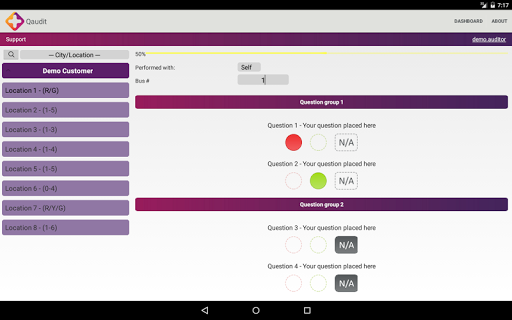 Qaudit Screen 2