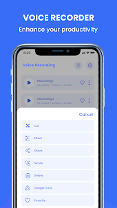 VoiceX - Voice Recorder