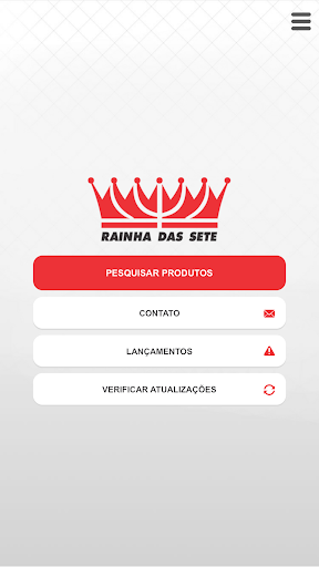 Android application Rainha das Sete - Catálogo screenshort