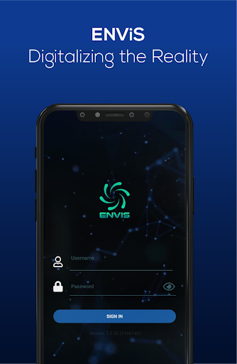 Android application ENVIS Cloud screenshort