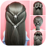 Hairstyles step by step for girls Apk