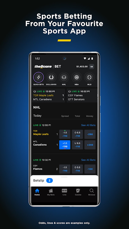 theScore Bet: Sports Bettin‪g - 24.8.0 - (Android)