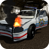Police Car Destruction 3D icon